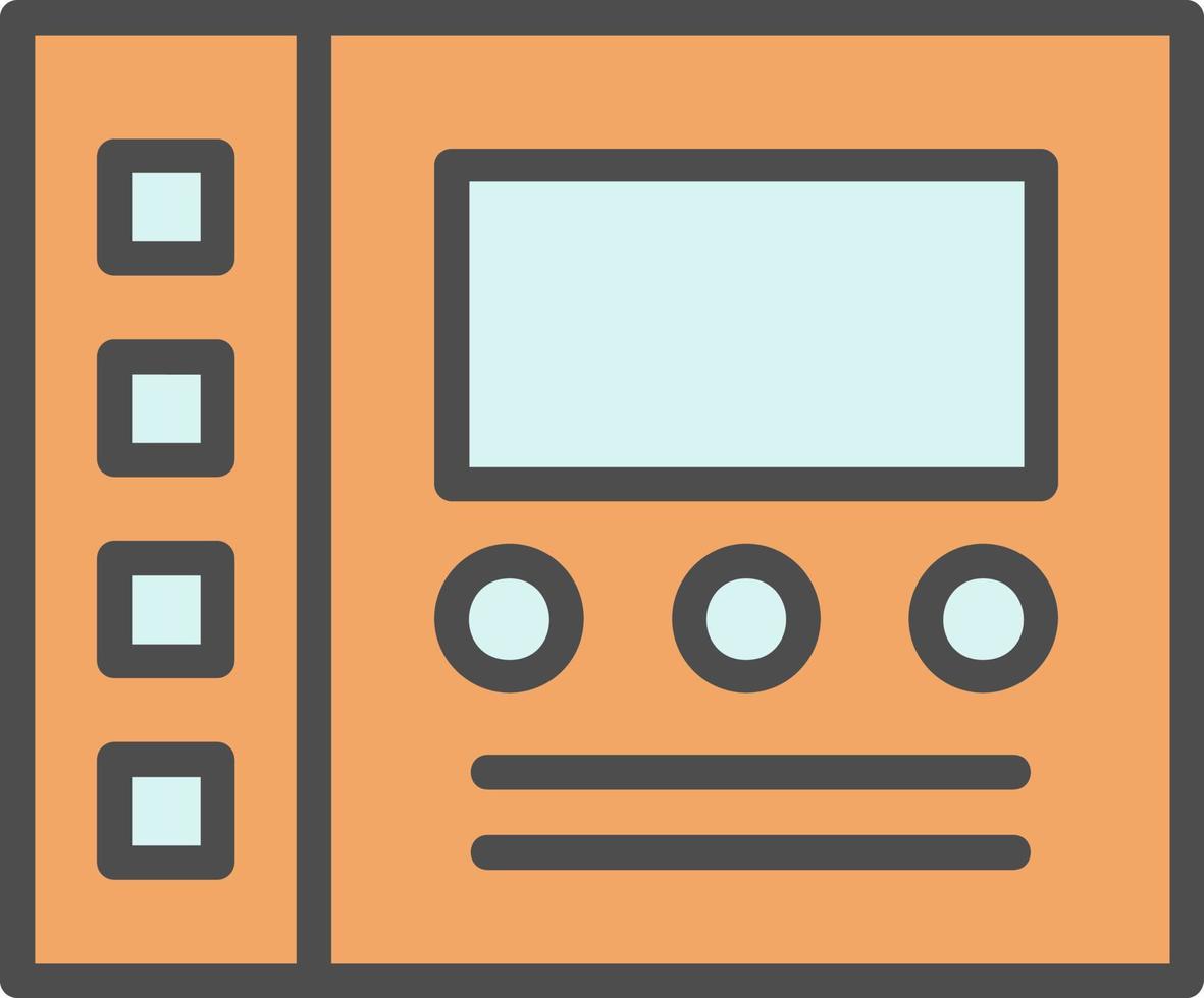 Control Panel Vector Icon