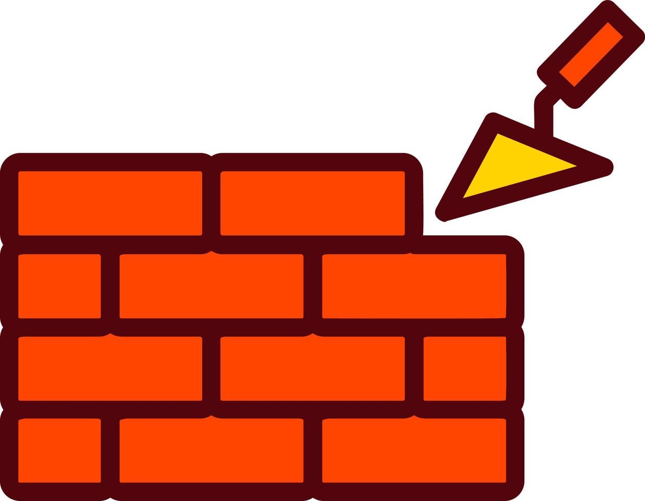 Brick Wall Vector Icon