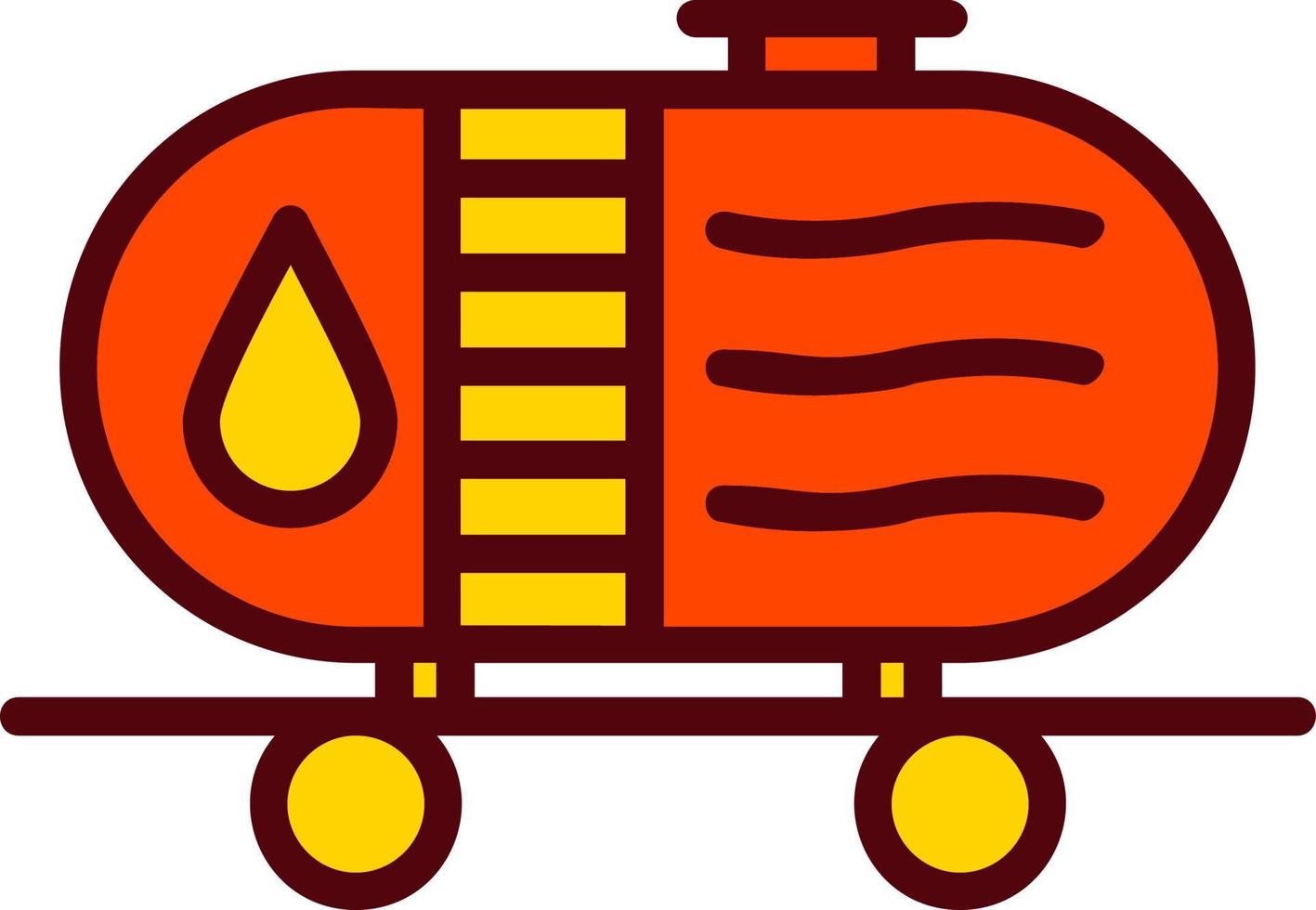 Oil Tanker Vector Icon