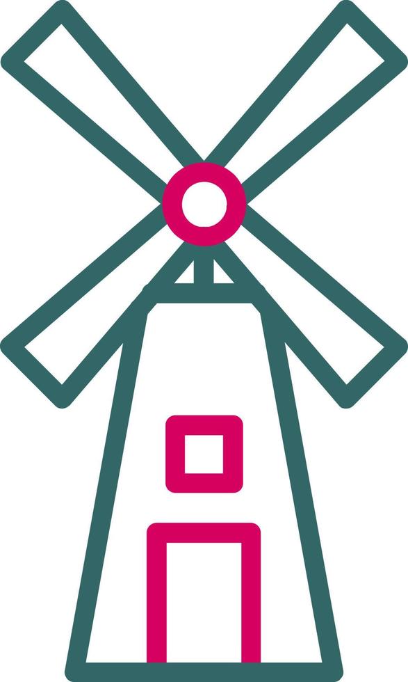 Windmill Vector Icon