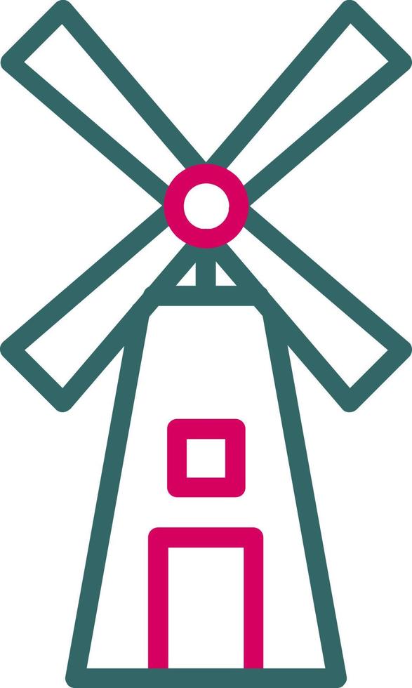 Windmill Vector Icon