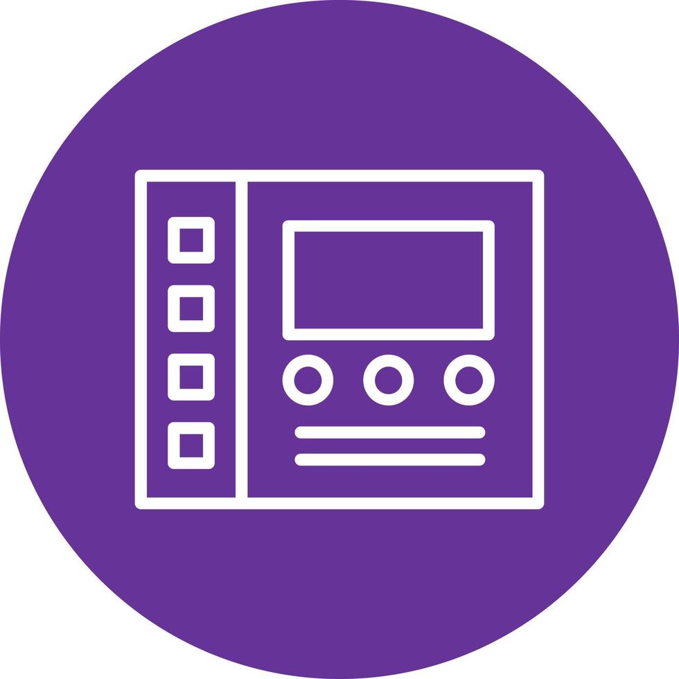 Control Panel Vector Icon