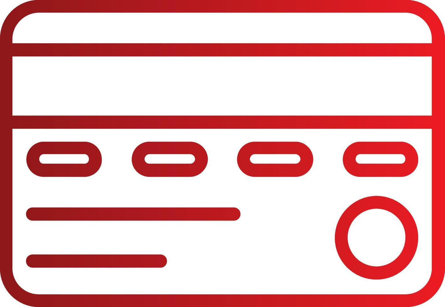 Credit Card Vector Icon