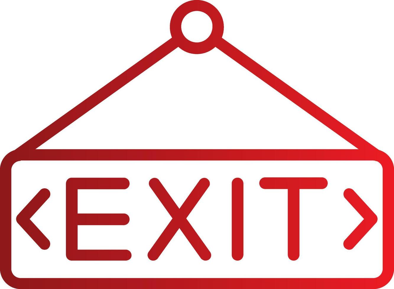 Exit Vector Icon