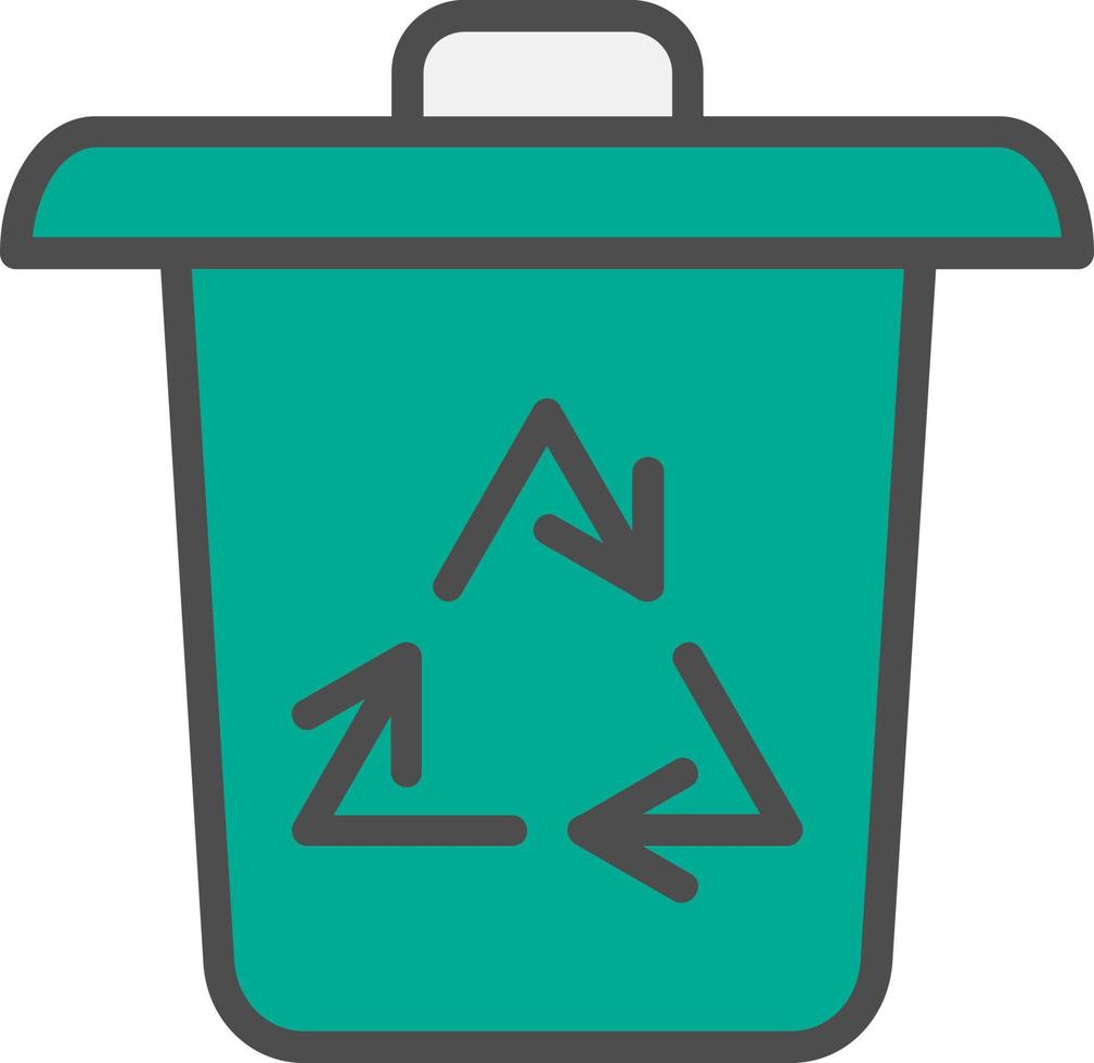 icono de vector de reciclaje