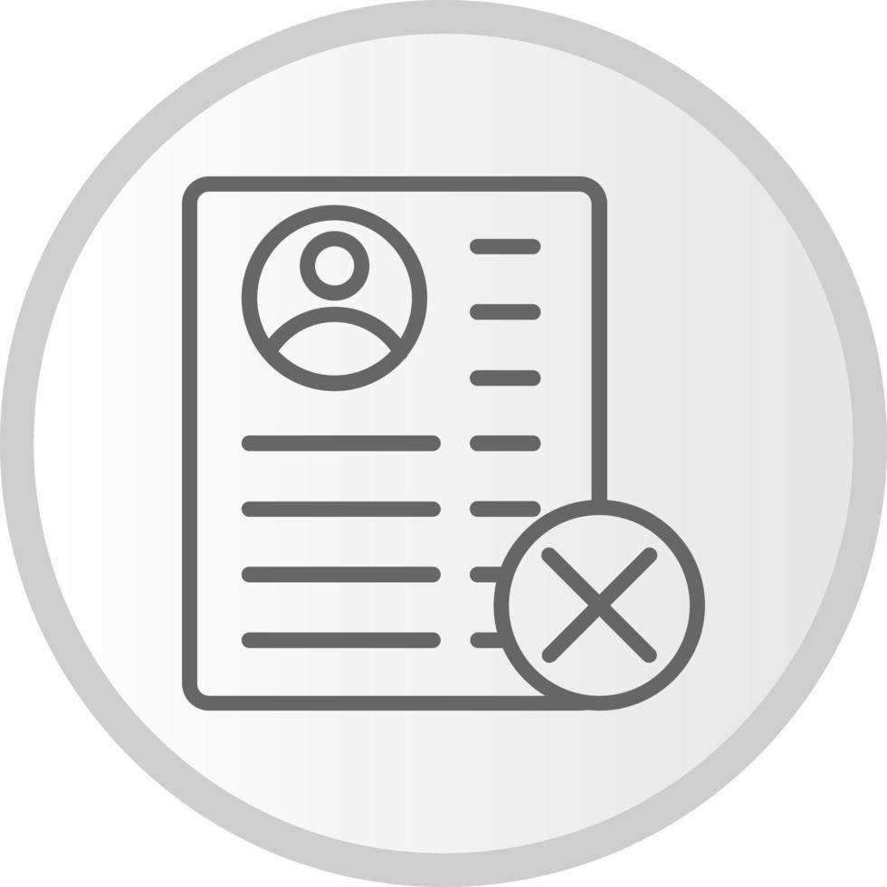 Rejected Vector Icon