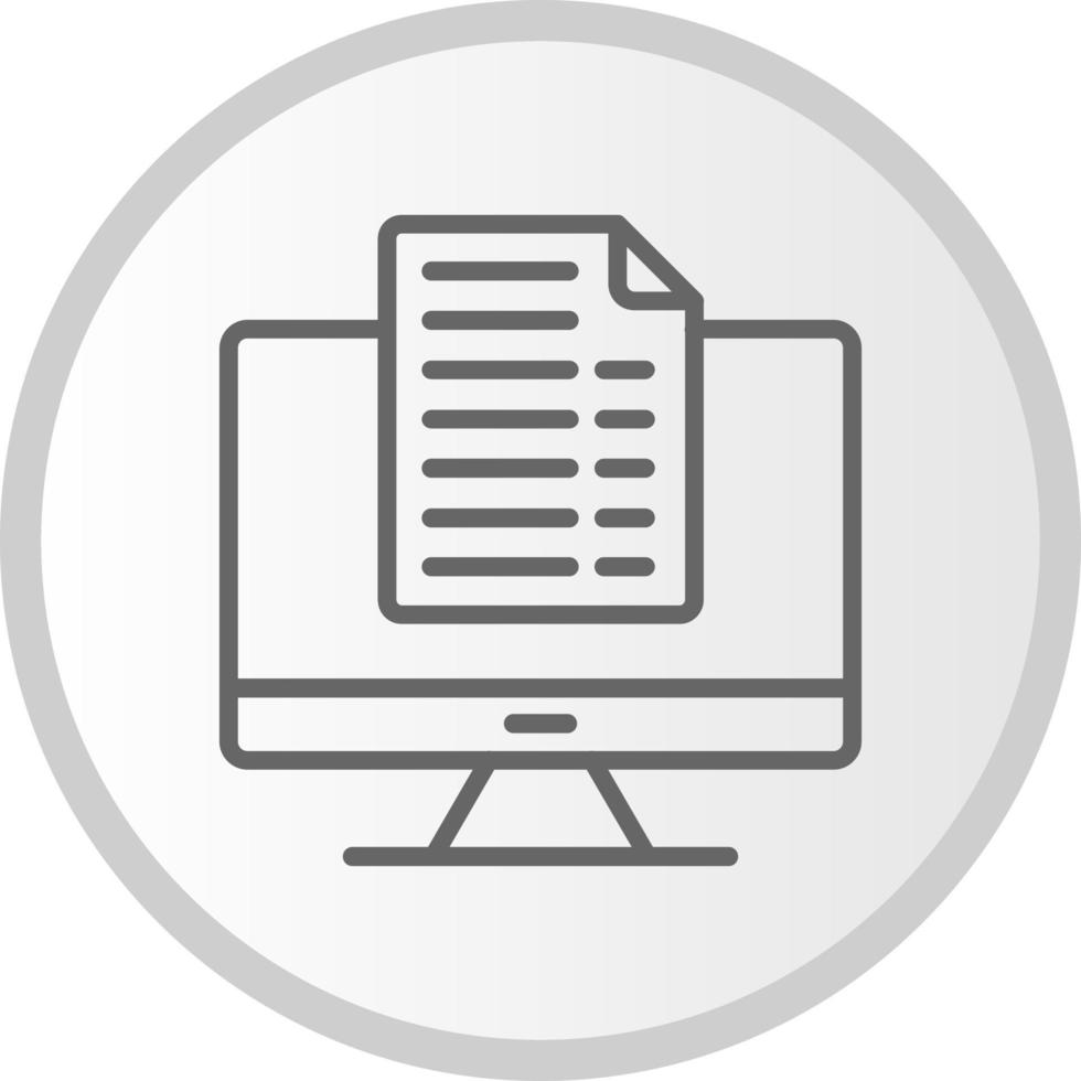 Online Documentation Vector Icon