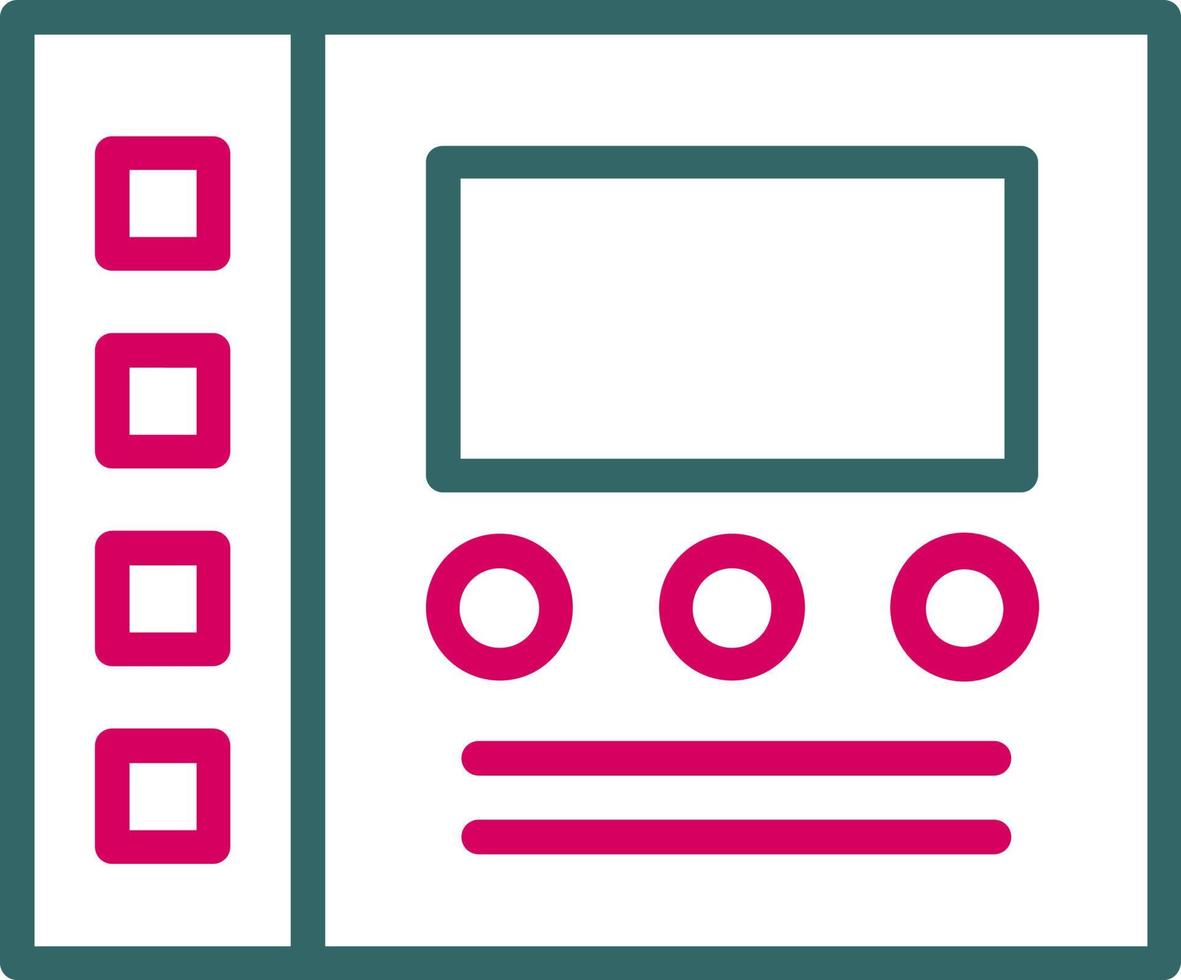 Control Panel Vector Icon
