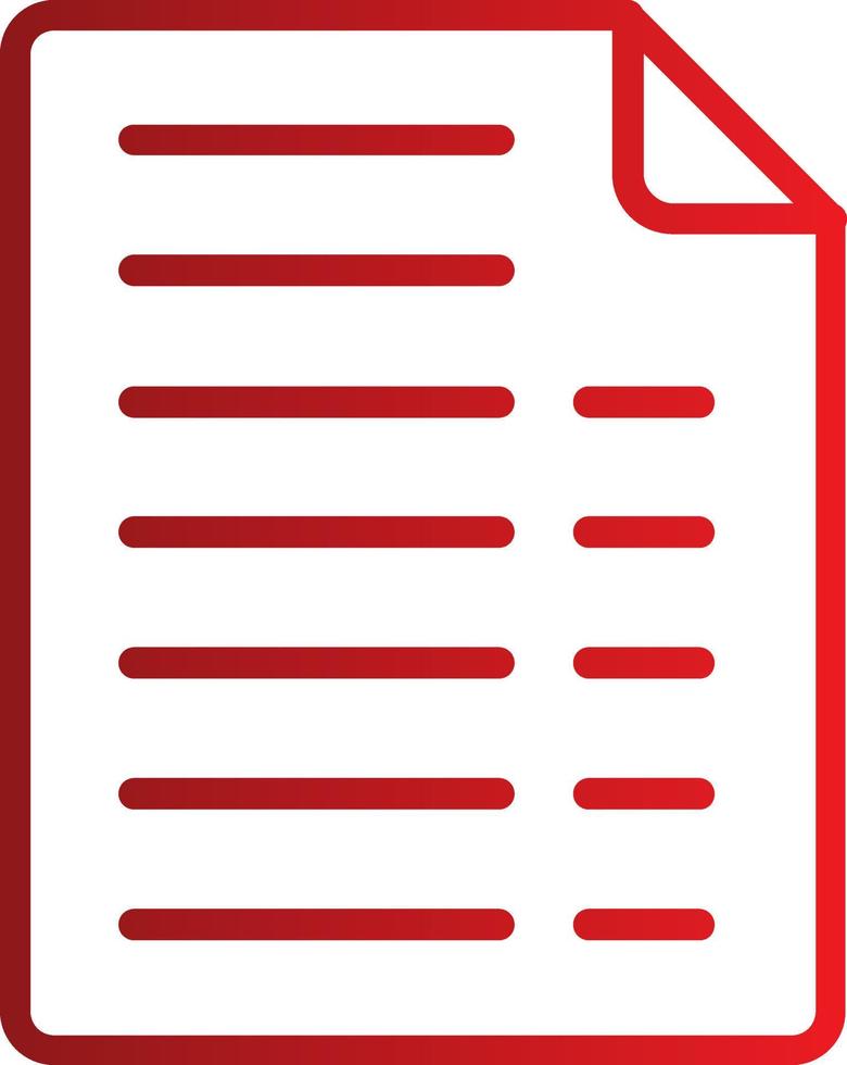 Document Vector Icon