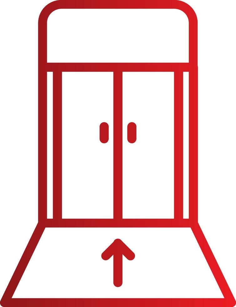 icono de vector de puerta de embarque