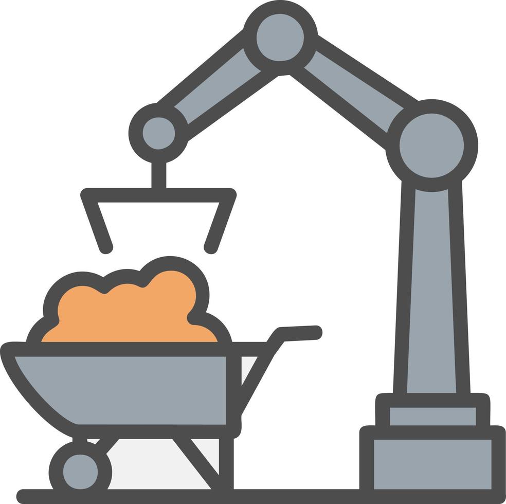 Robot Arm Vector Icon