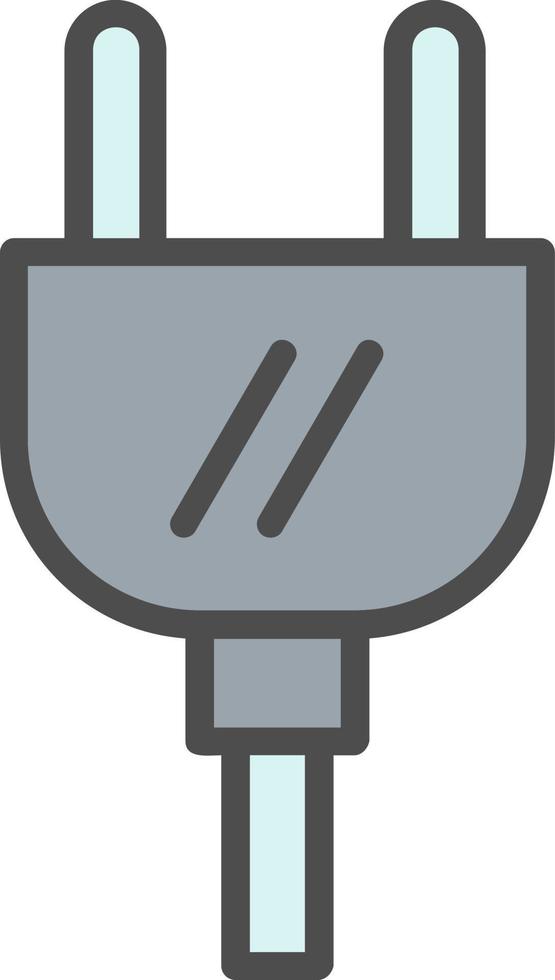 icono de vector de enchufe eléctrico