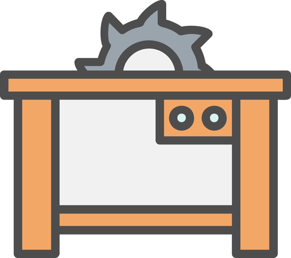 Table Saw Vector Icon