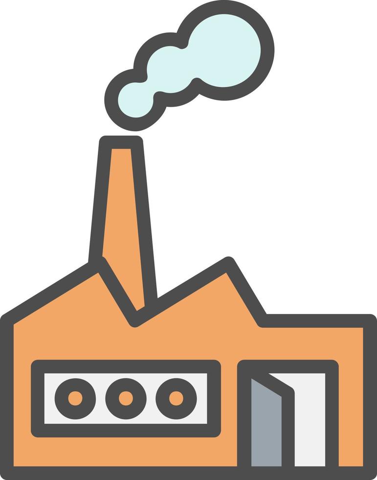 Factory Vector Icon