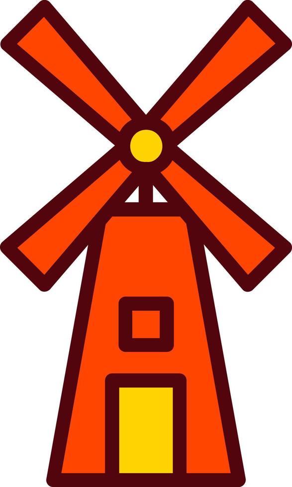 Windmill Vector Icon