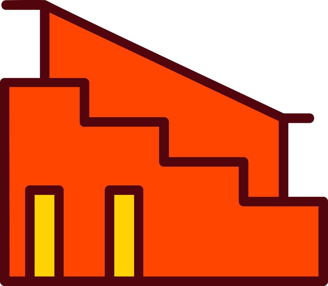 Stairs Vector Icon