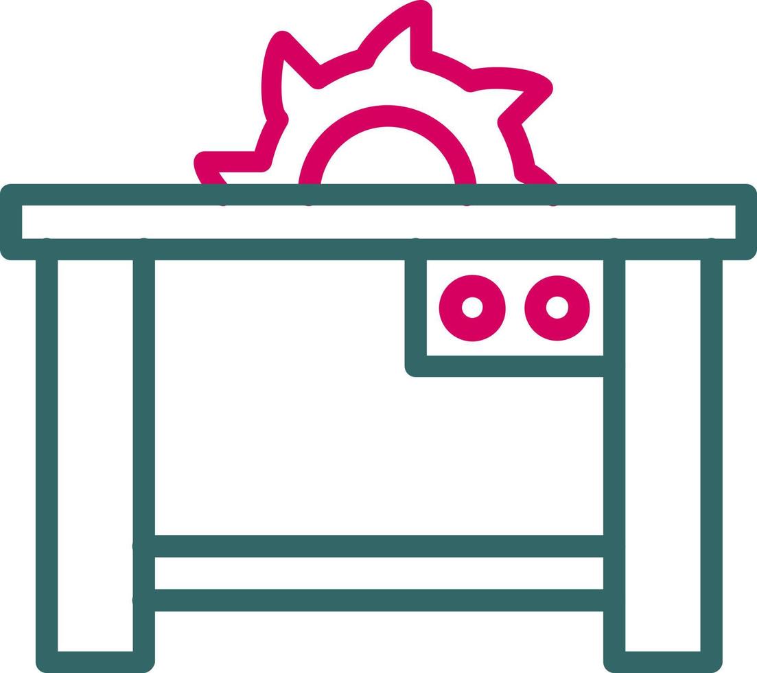 Table Saw Vector Icon
