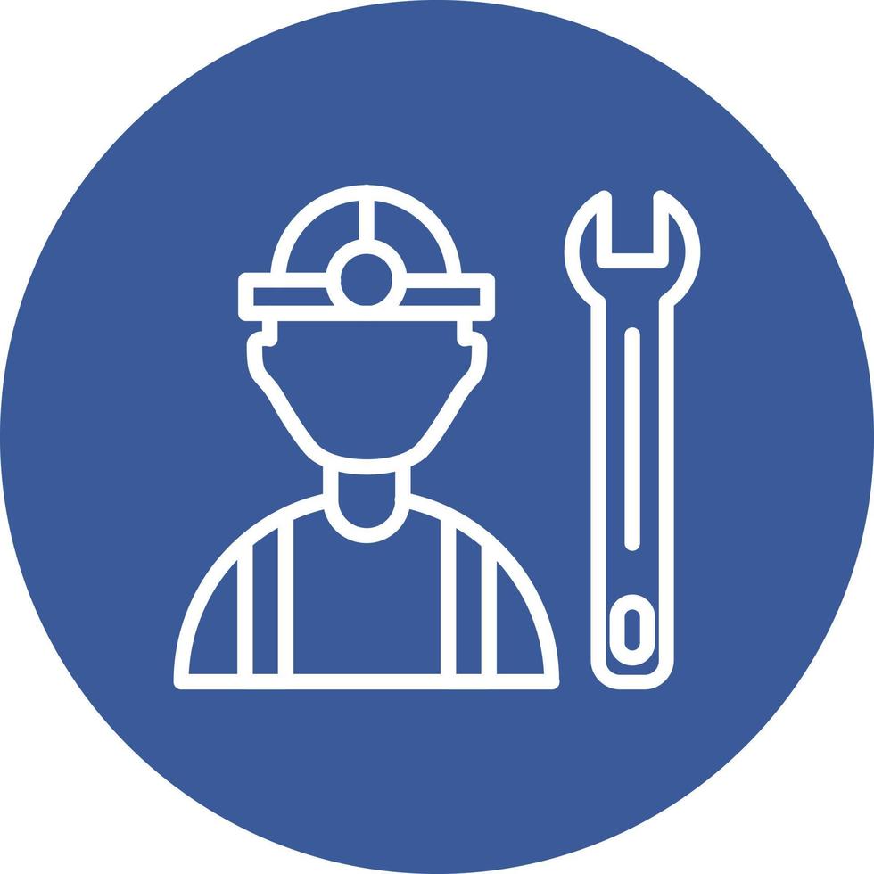 Construction Worker Vector Icon