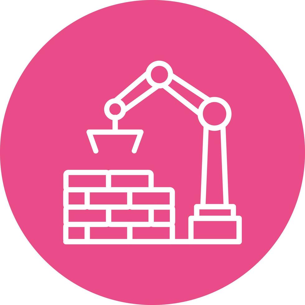 Robotic Arm Vector Icon