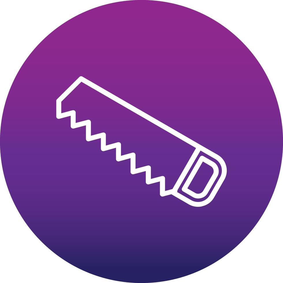 Hand Saw Vector Icon