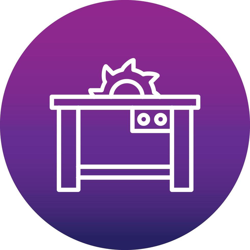 Table Saw Vector Icon