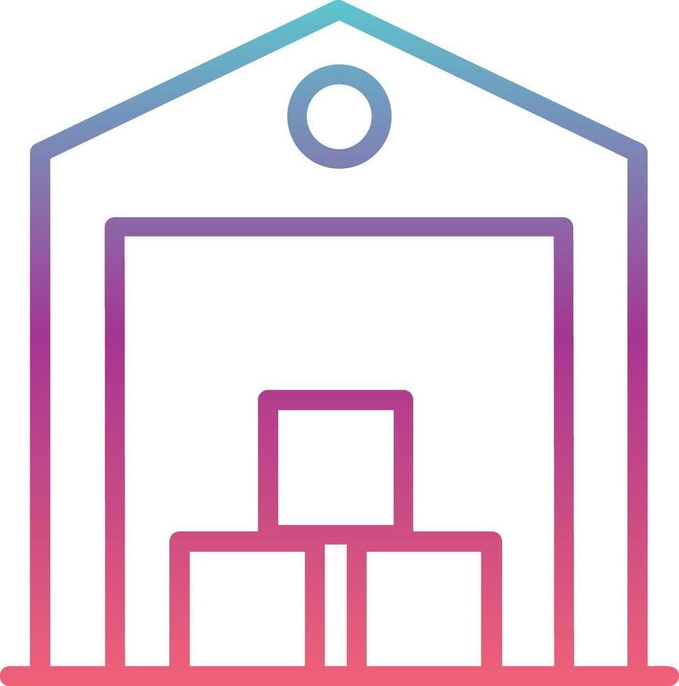 Warehouse Vector Icon