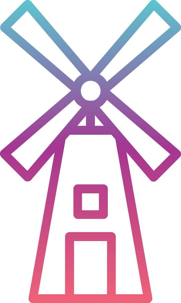 Windmill Vector Icon