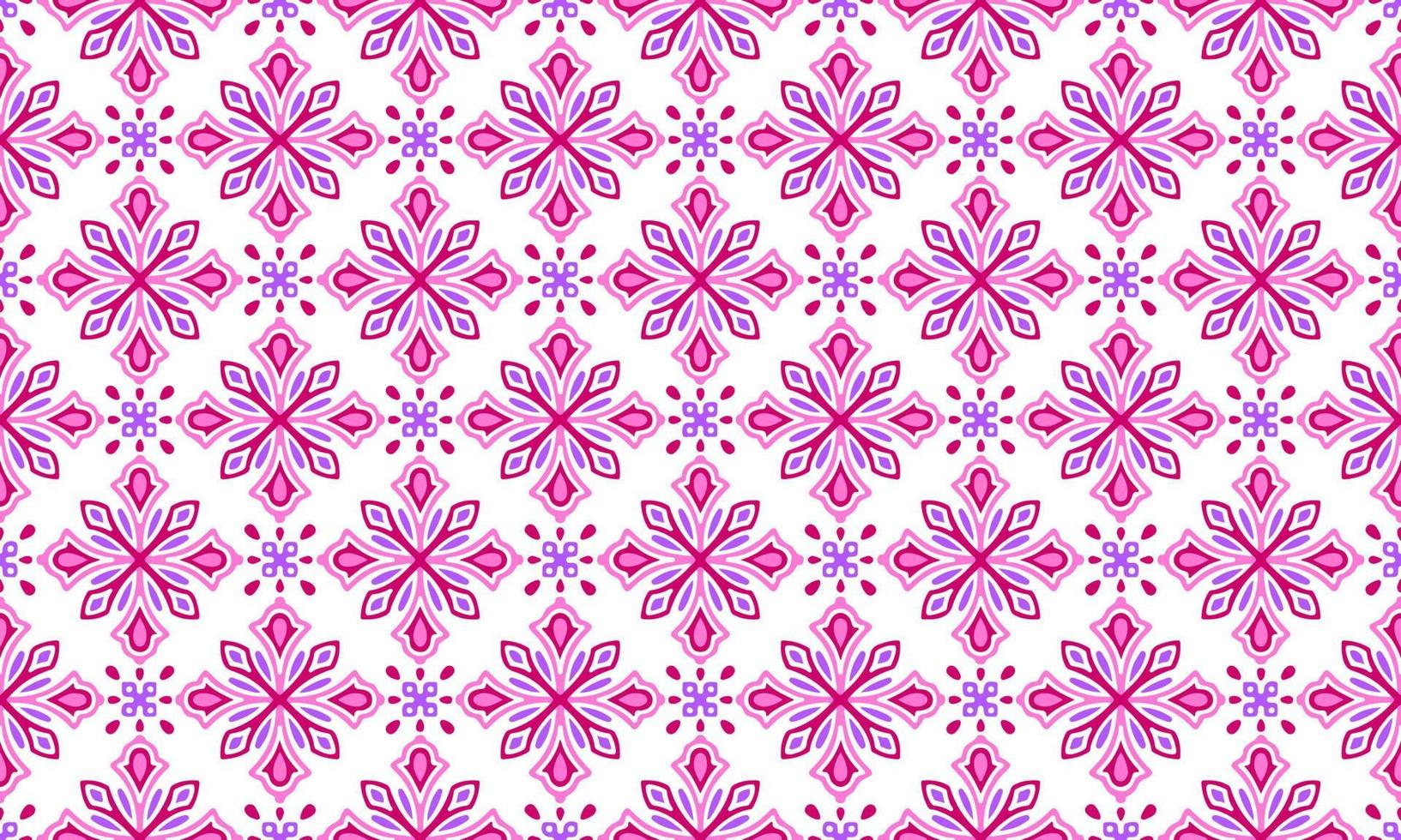 étnico abstracto fondo cuco rosa flor geométrico tribal ikat folk motivo árabe oriental indígena modelo tradicional diseño alfombra papel pintado prenda telas envoltorio imprimir batik folk tejer vector