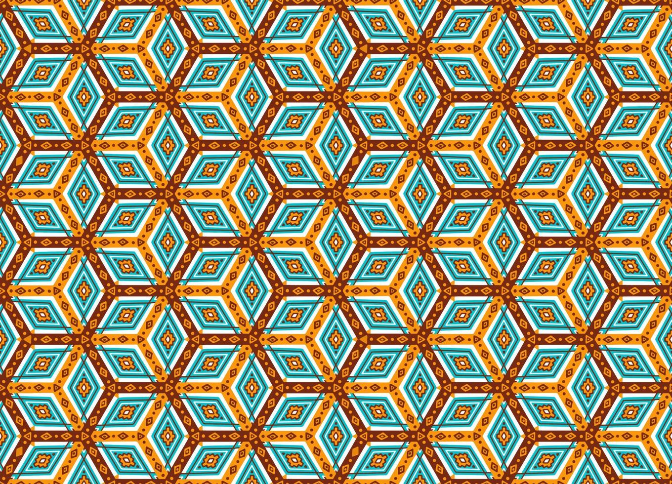 Abstract cute color motif mogeometric tribal ethnic ikat folklore Hexagon oriental native pattern traditional design background,carpet,wallpaper,clothing,fabric,wrapping,print,batik,folk,stripe vector