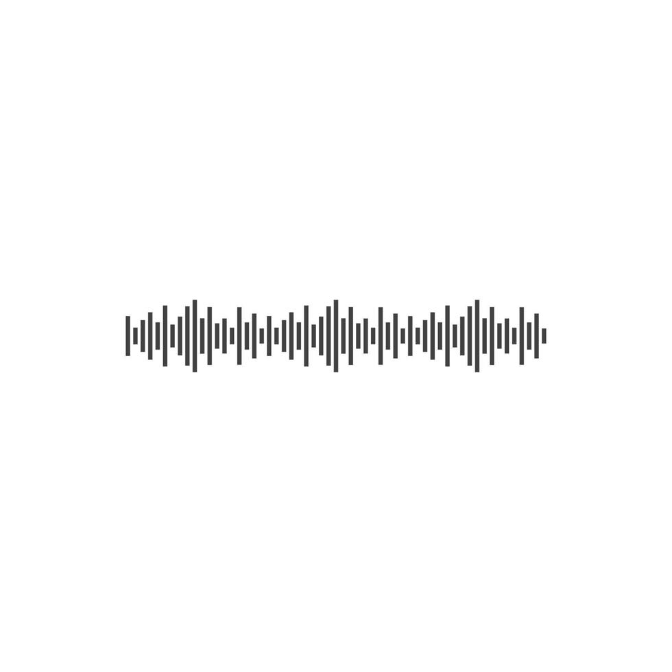 sound wave ilustration logo vector