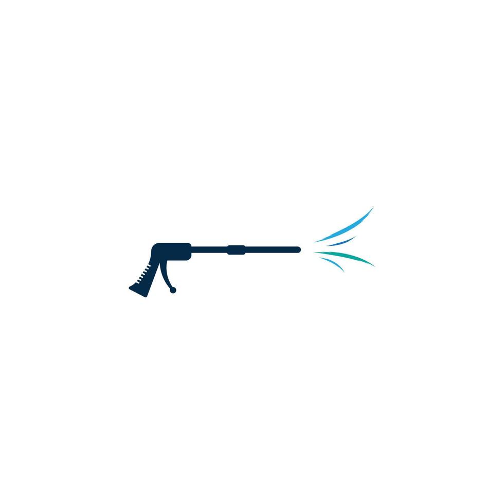 Pressure washing logo template. vector