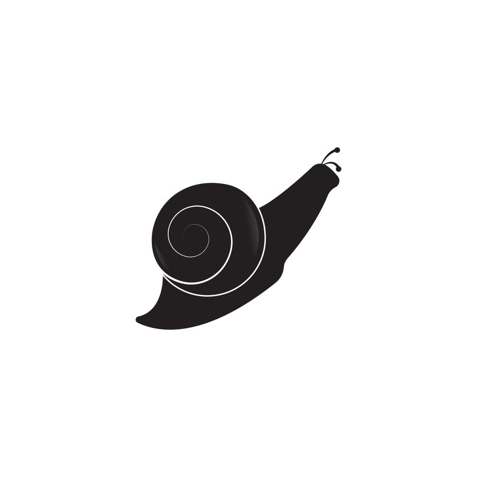 snail logo template vector