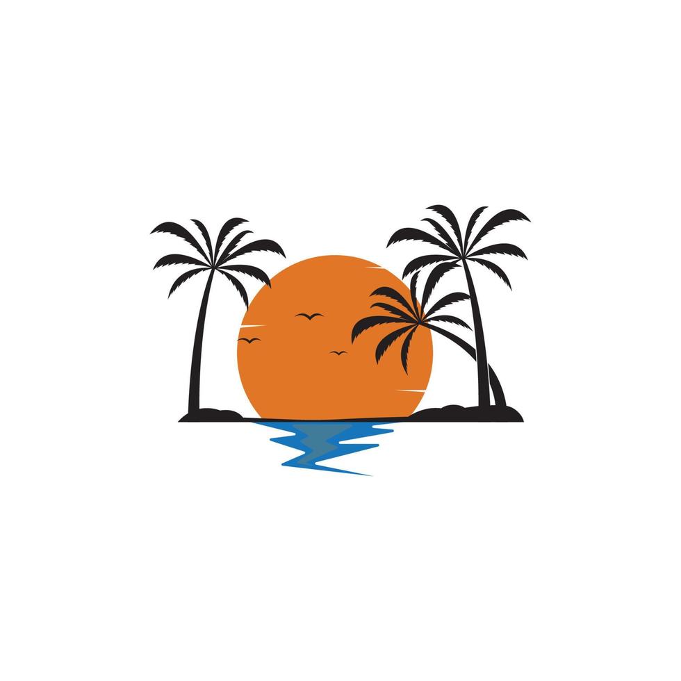 vector de logotipo de verano