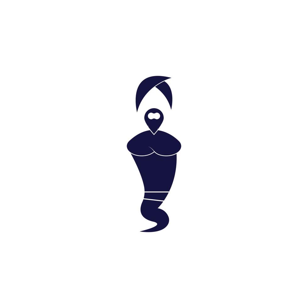 Genie logo vector