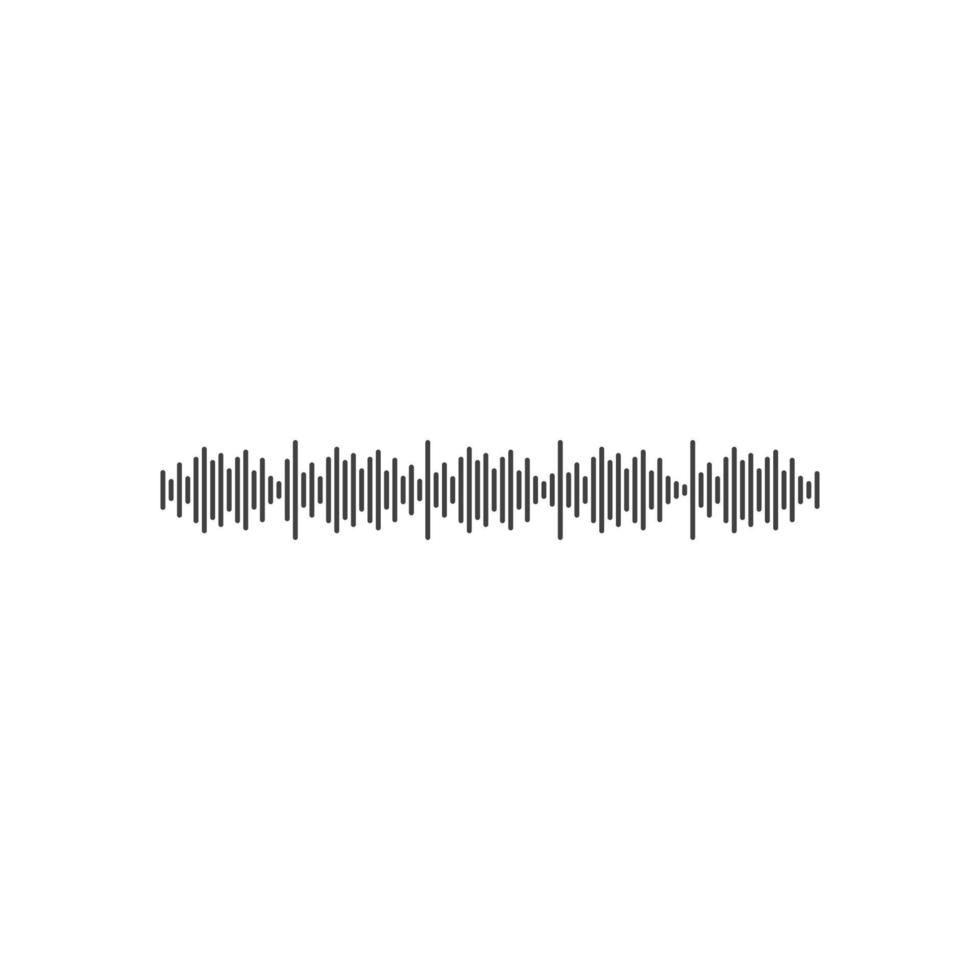 sound wave ilustration logo vector