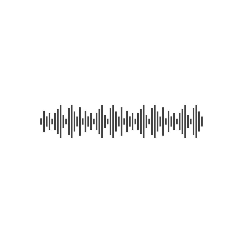 sound wave ilustration logo vector