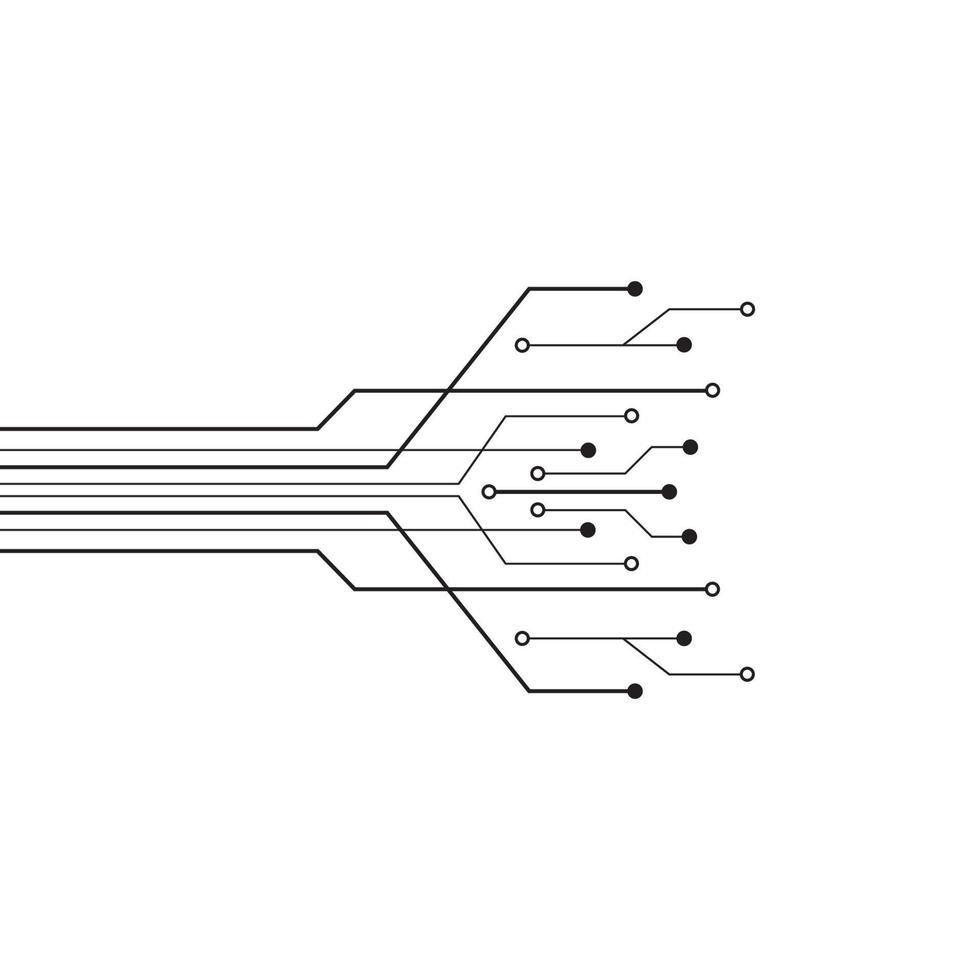 ilustración vectorial de circuito vector