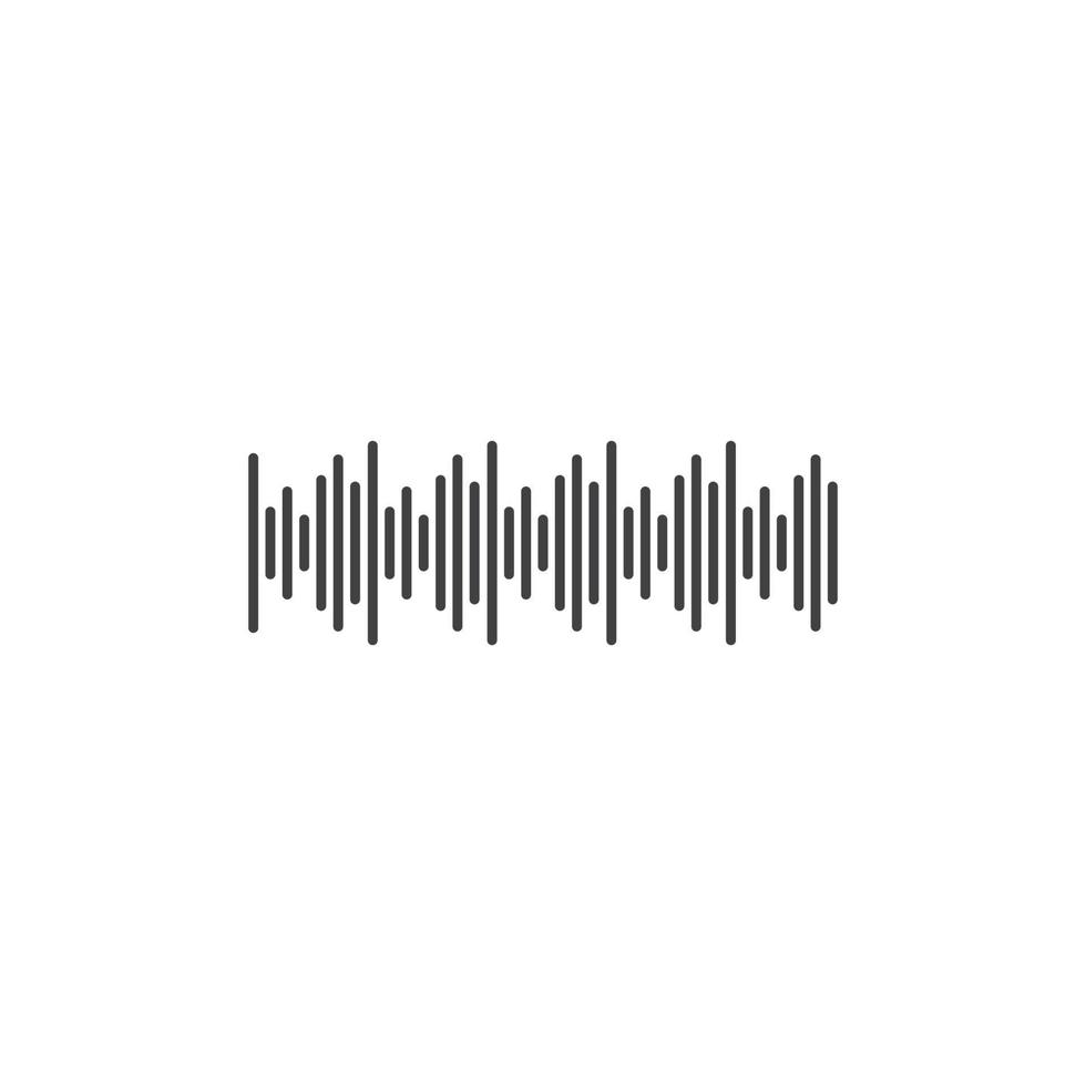 sound wave ilustration logo vector