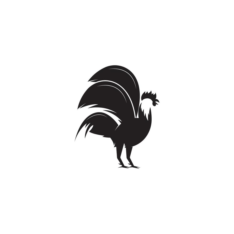 vector de plantilla de logotipo de gallo