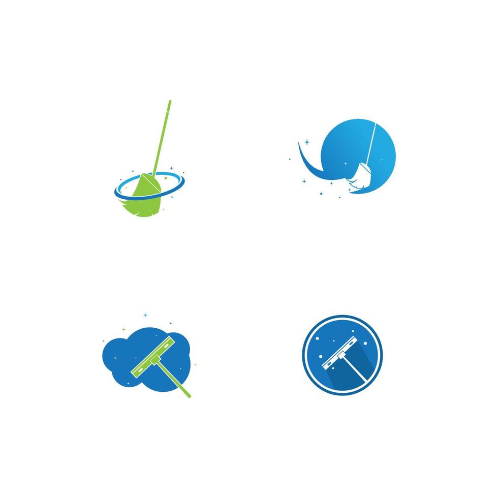 Cleaning logo and symbol ilustration vector