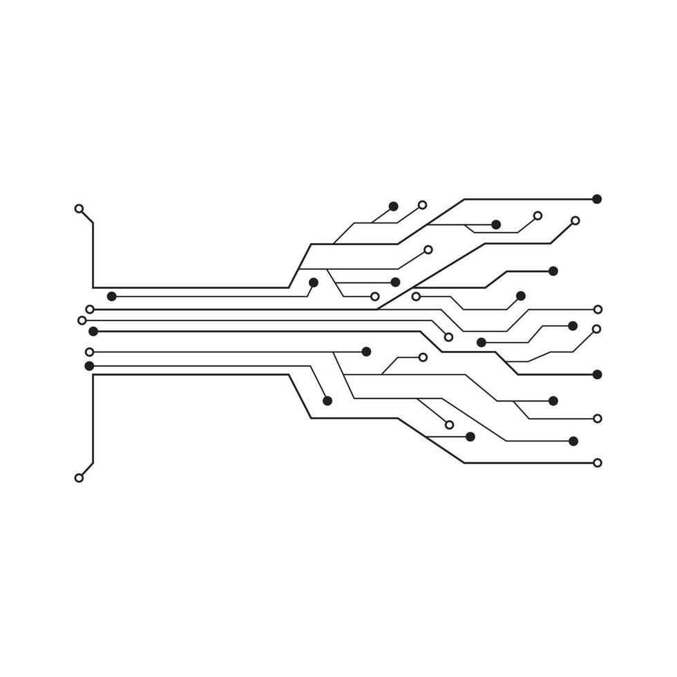 ilustración vectorial de circuito vector