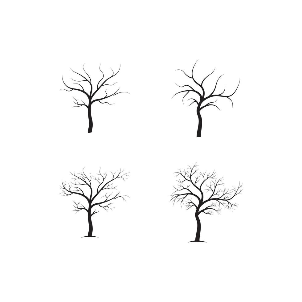 logotipo de icono de árbol vector