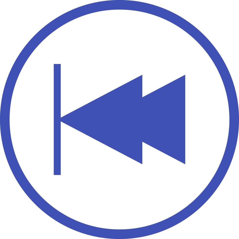 Beautiful Left arrow Glyph Vector Icon