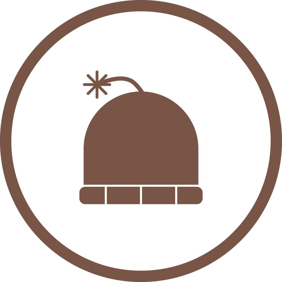 Unique Winter Cap Vector Glyph Icon