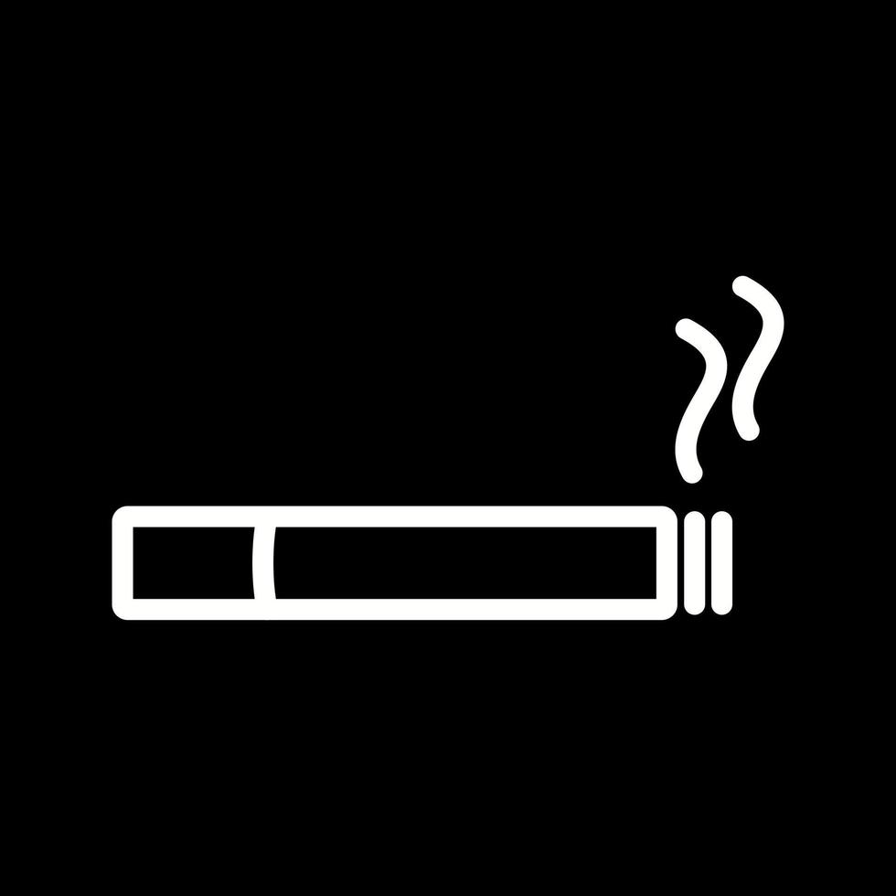 Beautiful Cigarette vector line icon