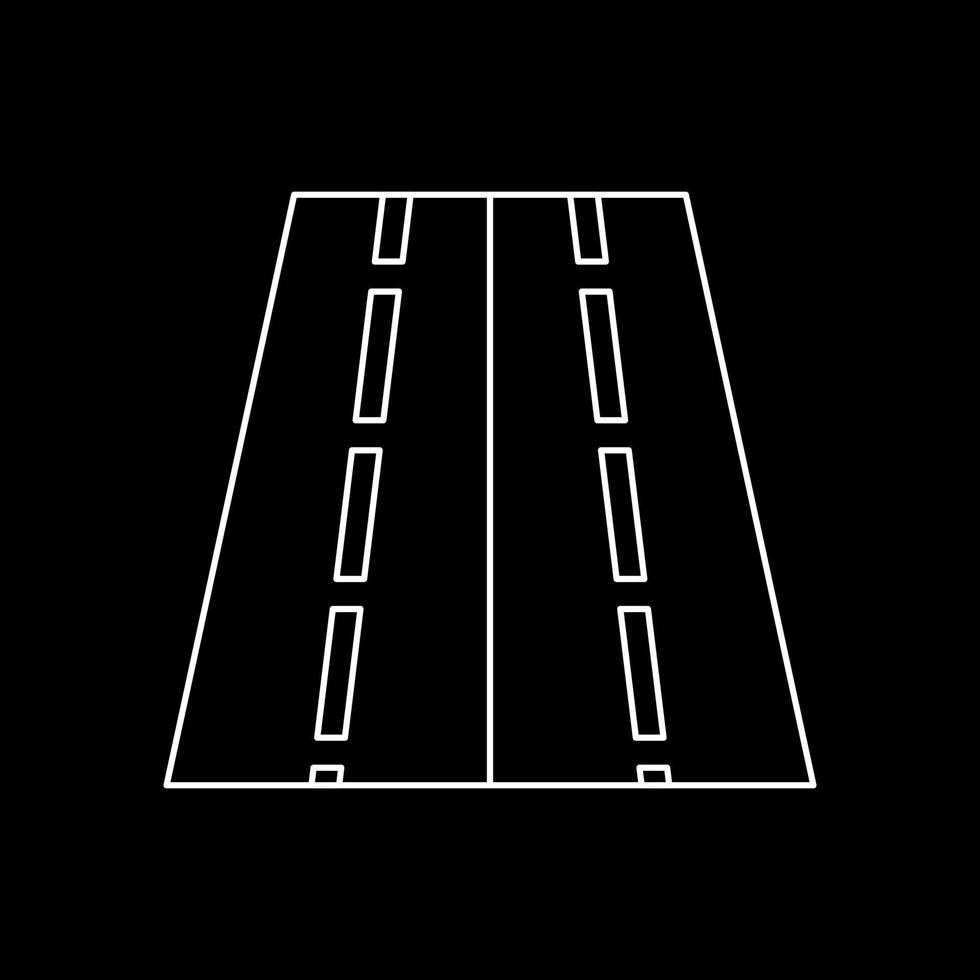 Beautiful Road vector line icon