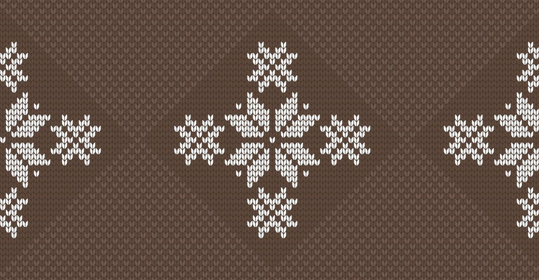 Knitted seamless pattern background vector illustration
