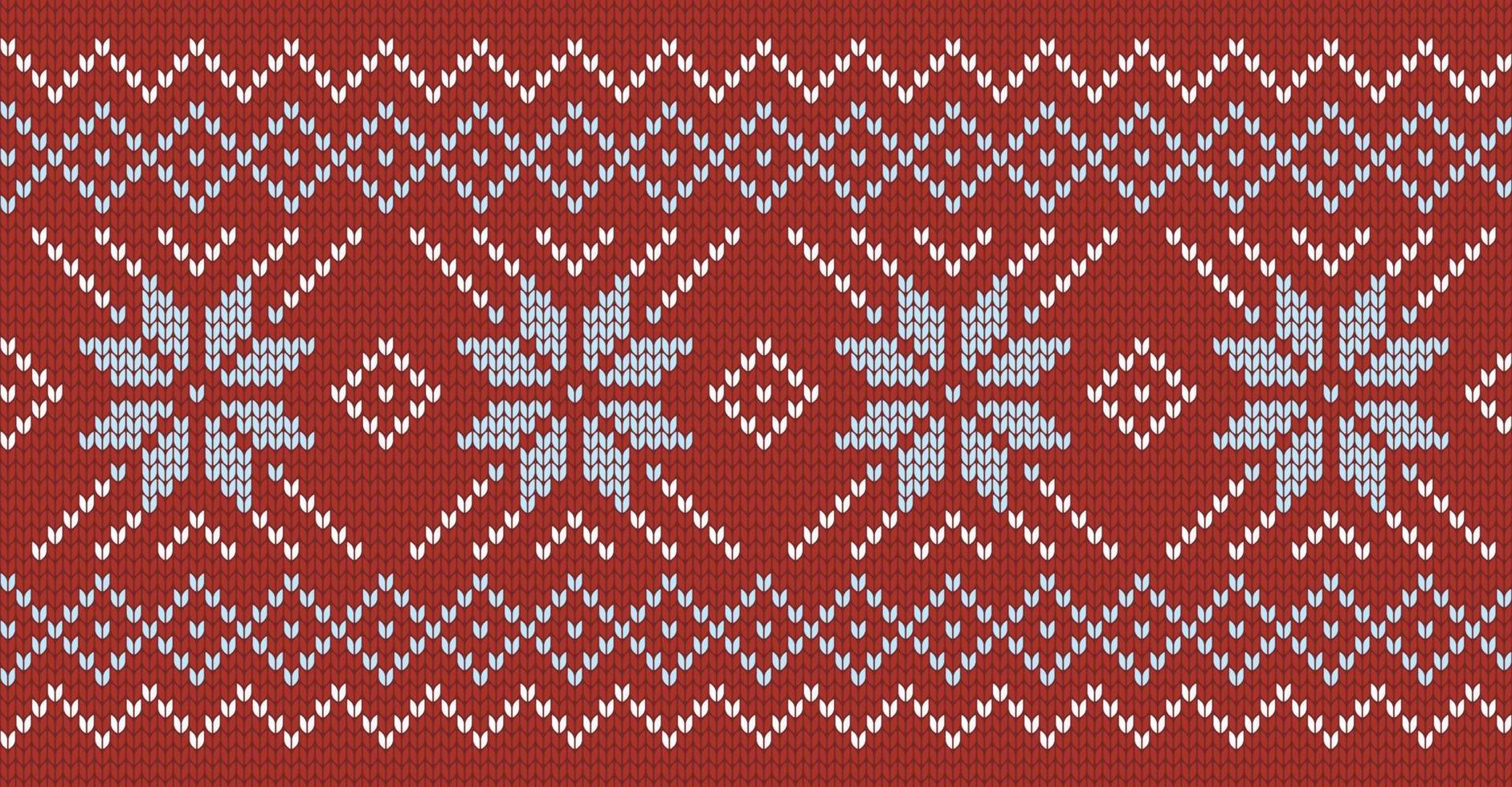 Knitted seamless pattern background vector illustration