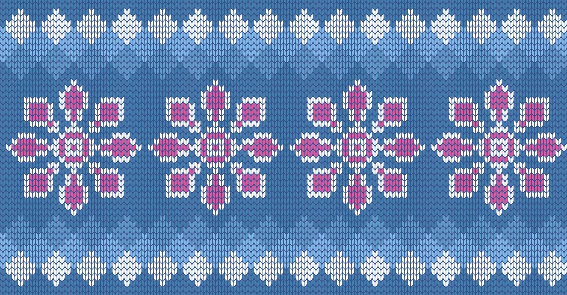 Knitted seamless pattern background vector illustration