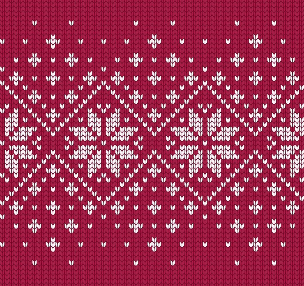 Knitted seamless pattern background vector illustration